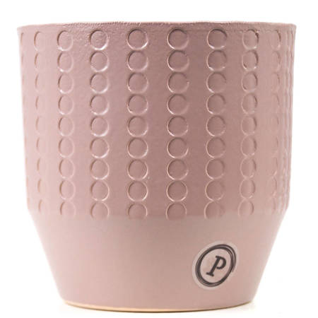 Osłonka ceramiczna Eline earth matt pink d14